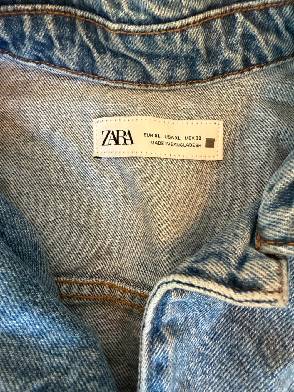 Zara Blue Denim Women’s Overalls Jumpsuit - Picture 4 of 9